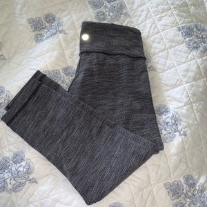 Gray cropped lululemon leggings